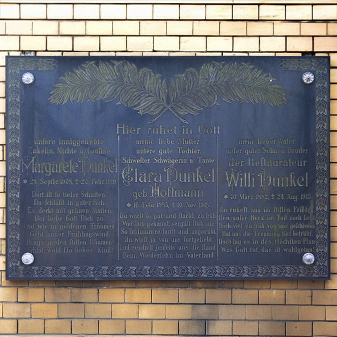 Grabmale Schönefeld